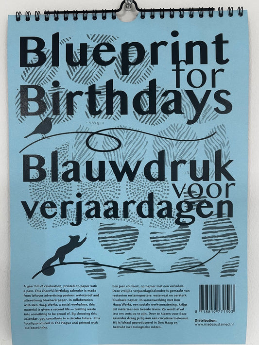 Blauwdruk voor verjaardagen