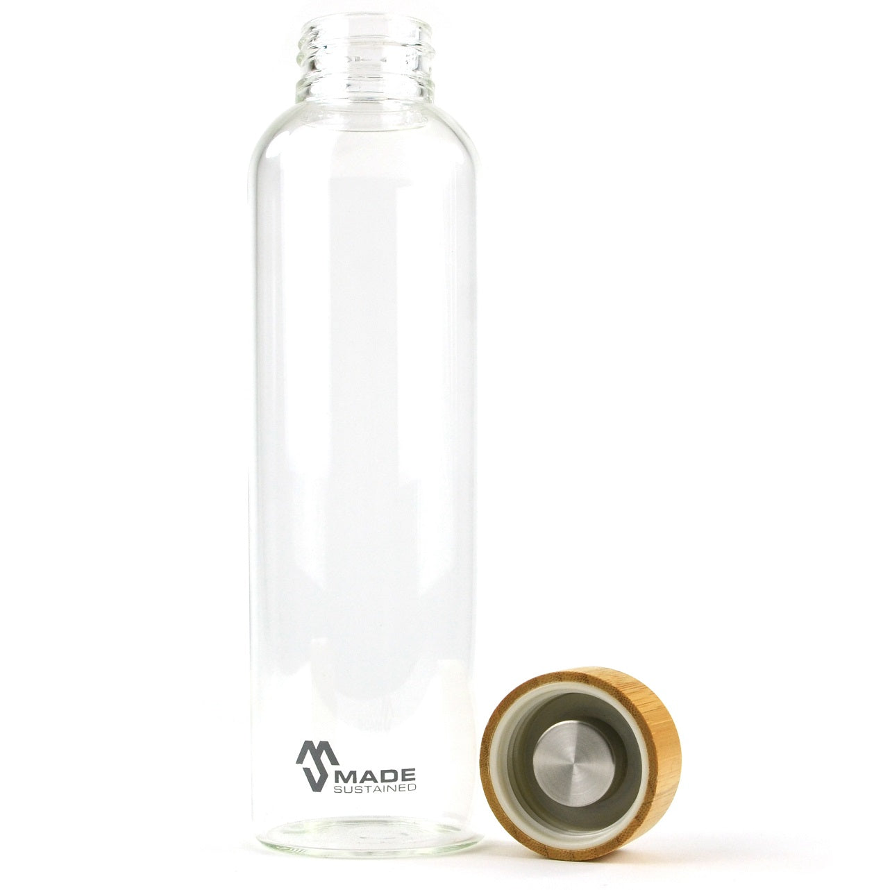 Made Sustained 550ml Knight bamboo glass - Made Sustained